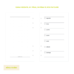 Módulo Fichário . Semana Horizontal (SH02)